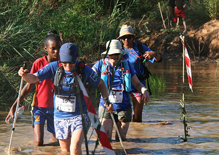 Randonneurs trail de l'Ile Rouge Madagascar